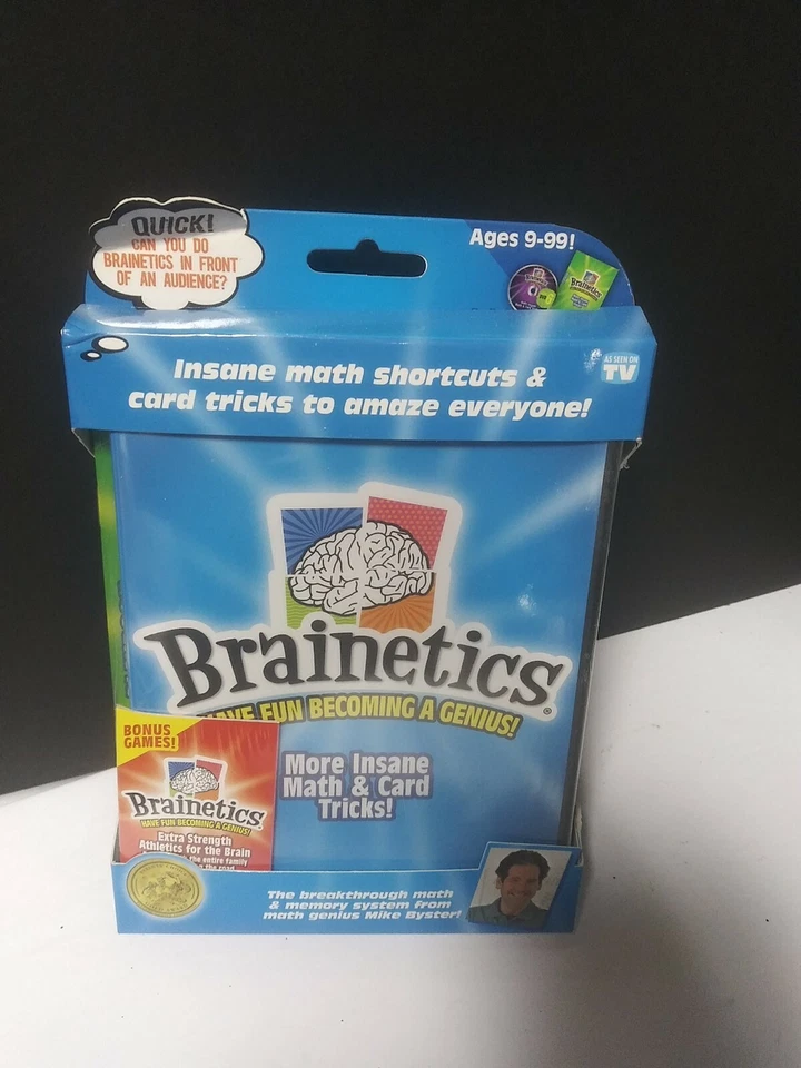 Brainetics More Insane Math and Card Tricks Playbook And DVD NEW - Image 1 of 1