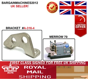 BRACKET #A-3164 FOR MERROW 70 INDUSTRIAL SEWING MACHINE PART - Picture 1 of 5
