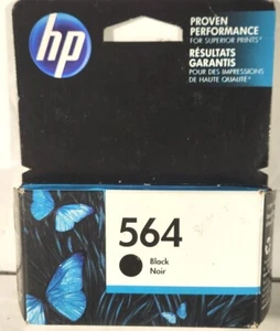Cartucho de tinta único original HP 564 negro vencimiento 2017 - Imagen 1 de 5