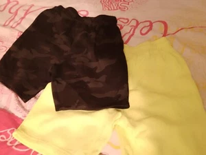 2 Pairs of Shorts | One Black, Camo | One Lime, Neon | Size Small - Picture 1 of 3