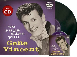 Gene Vincent - We Sure Miss You - Commemorative Album (LP, 10inch & CD, Ltd.)... - Picture 1 of 7