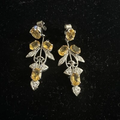 Orecchini Pendenti Vintage - Immagine 1 di 4