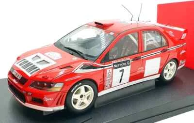 Autoart 1/18 Mitsubishi Lancer Evolution VII WRC #7 modelo diecast/caja original Foto 1 de 4