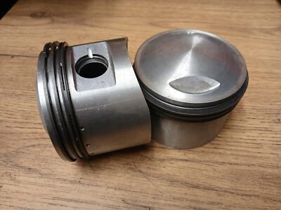 KIT DE PISTÓN Y ANILLOS ESTÁNDAR HEPOLITE TRIUMPH T140 NUEVO DE LOTE T140E TR7 1979-83 71-7086 Foto 1 de 4