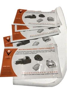 MICR / Check Reader Cleaning Cards - Pack of 5 - Picture 1 of 2