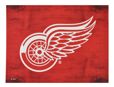 NHL Detroit Redwings Logo Acrylic Souvenir Plaque 9.75x7.75" Insert in Light box Cover