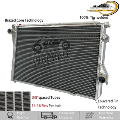 Radiador completo de aluminio para BMW E38 (528i 540i 740i 740IL 750IL 850IL) 1994-1999 Foto 1 de 4