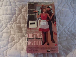 CHRISTMAS IN CONNECTICUT VHS DYAN CANNON KRIS KRISTOFFERSON TONY CURTIS ROM-COM - Picture 1 of 9