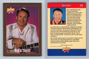 Buck Trent #54 Branson On Stage 1992 NAC Trading Card