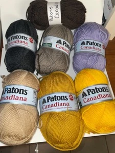 Patons Yarn CANADIANA acrylic - 100g / 3.5oz / 187m / 205yd - Picture 1 of 28