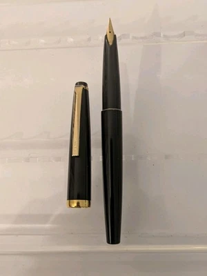  Pluma Estilográfica Gt Pilot Negra nos - Acero Gp F Flex Plumín Foto 1 de 4