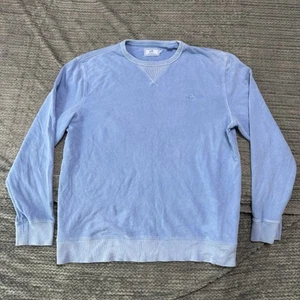 Southern Tide Men's Sz XL Blue Casual Crew Neck Logo Pullover Sweatshirt Sweater - Picture 1 of 8