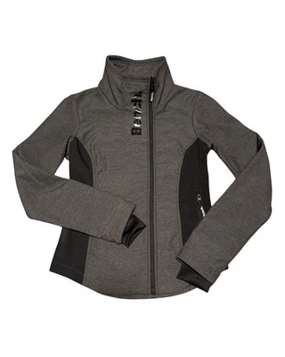 Bench Women’s Full Zip Jacket Size S Gray Black High Neck Stretch waterproof - Image 1 of 4