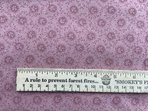 Vintage COPP Quilt Collection Smithsonian ~ RJR Cotton ~ 3 Yards Dusty Pink - Picture 1 of 3