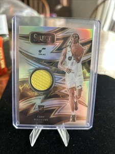 Panini Select Cody Williams Silver Prizm Mem RC 2024-25 - Imagen 1 de 2