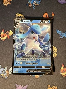 Pokémon Cards Glaceon V SWSH196 Collection Promo - (NM) - Picture 1 of 2