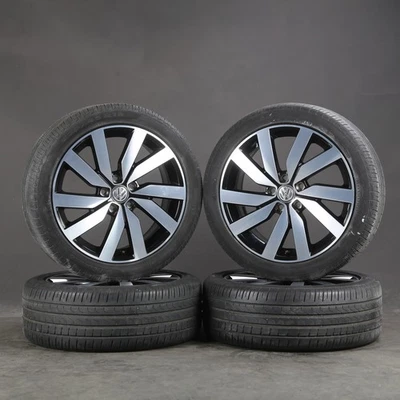 18 Zoll Sommerräder original VW Touran II 5TA Marseille Felgen 5TA601025F - Bild 1 von 4