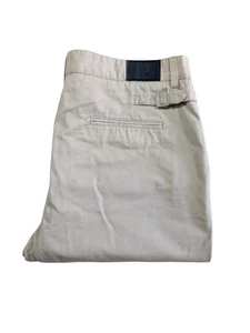 Fred Perry Chino Trousers W34 L33 Regular Smart Casual Adjustable Waist NEW - Picture 1 of 13