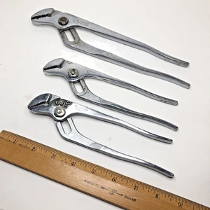 Posten (3) Proto Tools 242 Challenger 3243 Nut-Feder Slip Joint Zangen Set USA - Bild 1 von 24