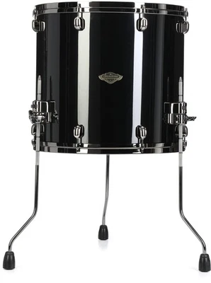 Tom de piso de nogal/abedul Tama Starclassic - 18 pulgadas x 16 pulgadas, piano negro Foto 1 de 4