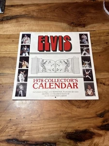 Elvis Presley Wandkalender 1978 12 Farbfotos unbeschriftet - Bild 1 von 15