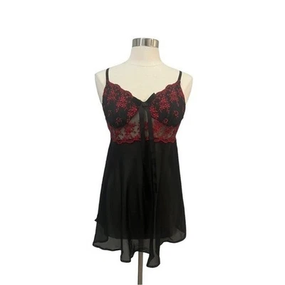 Seductive Wear by Cinema Etoile Chemise Lace Lingerie Nightie L Sexy Romantic - Image 1 of 4