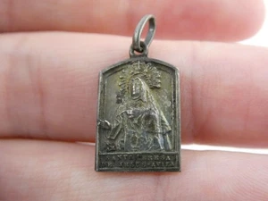 Ciondolo medaglia ciondolo Avila Santa Teresa di Gesù vintage 2g 925 lunghezza 1 pollice - Foto 1 di 12