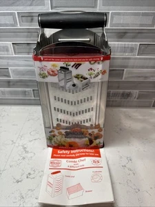 Börner Combi Chef Grattugia Quattro in Uno Acciaio Inox Multifunzione Utensile Cucina - Foto 1 di 17