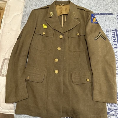 WWII WW2 US Army Air Force 2nd Air Force Tunic  - Image 1 of 4
