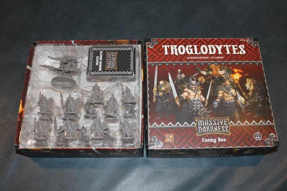Massive Darkness CMON Troglodytes Enemy Box  - Image 1 of 1