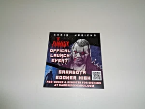 Chris Jericho The Painmaker Launch Event Promo Flyer Sarasota Booker High - Picture 1 of 2