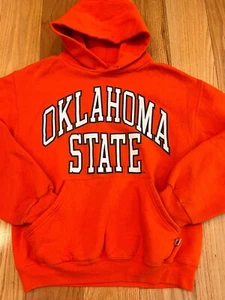 Vintage 90s Russell Athletic Oklahoma State University Cowboys Hoodie Size Small - Picture 1 of 14