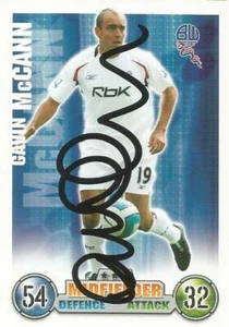 Tarjeta coleccionable Match Attax 2007/2008 firmada por Gavin McCANN + CERTIFICADO DE AUTENTICIDAD - Imagen 1 de 1