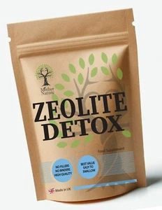 Zeolite Detox 500mg Capsules Natural Mineral Supplement Zeolite Capsules Vegan - Picture 1 of 14