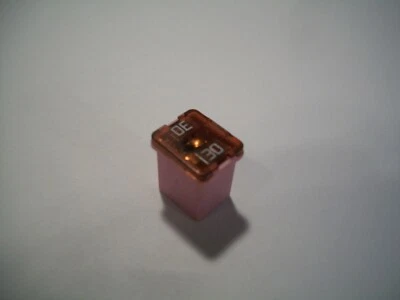 Fusible Ford 30A rosa pequeño fusible #7T4Z14526C, también se adapta a muchos otros vehículos, ¡nuevo! Foto 1 de 4