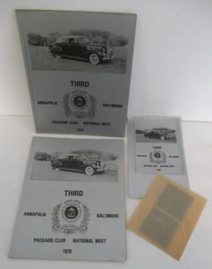 1978 Packard Club National Meet, Annapolis-Baltimore, Award Photos & Posters - Picture 1 of 2