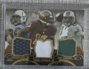 2013 Andrew Luck Ryan Tannehill Robert Griffin Topps Triple Threads Jersey /35 - Picture 1 of 2