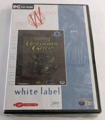 Baldur's Gate - White Label Range (PC CD) New Sealed - Image 1 of 4