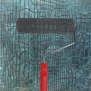 10'' Patterned Paint Roller for Wall Decoration Classic Brick Embossing Texture, - Picture 1 of 12