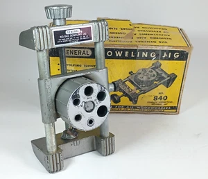 General Doweling Jig No. 840. Sizes 3/16, 1/4, 5/16, 3/8, 7/16, 1/2, Made In USA - Picture 1 of 8