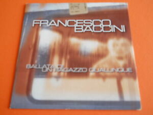 Francesco Baccini Chaude Di Uno Garçon Whatever Rare CD Promo Simple 1999 Rti