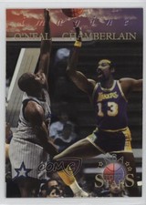 1996 Topps Stars Imagine Shaquille O'Neal Wilt Chamberlain #I-1 HOF