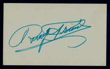 "The Vagabond King" Rudolf Friml Hand Signed 3X5 Card Autograph World COA