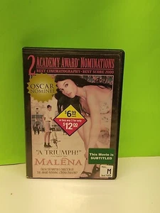 Malena (DVD, ITALIAN Language, 2001) Monica Bellucci Giuseppe Sulfaro RARE OOP - Picture 1 of 2
