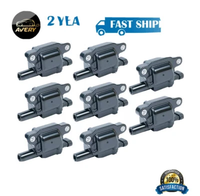 8 bobinas de encendido para Chevrolet Silverado 1500 GMC Savana 3500 2005-2018 Foto 1 de 4
