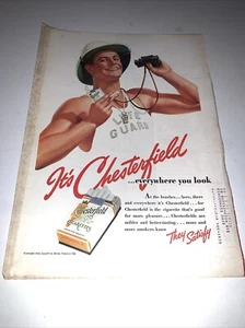 1939 Chesterfield Ad -JULY 24 TIME MAGAZINE Only Ad - Foto 1 di 5