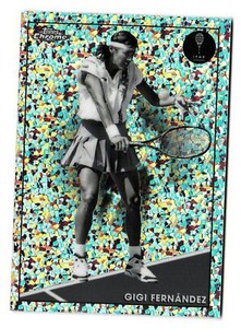 2021 Topps Chrome Tennis B&W Mini Diamond #24 Gigi Fernandez