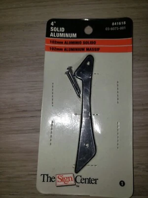 Números de casa de aluminio macizo negro de 4" #1 UNO el centro de letreros Foto 1 de 2