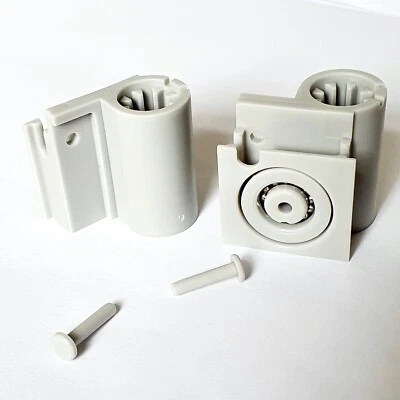 2 Manhattan Bifold Door Wheel Blocks 1 Left & 1 Right Shower Rollers/Runner B2