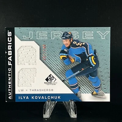 Ilya Kovalchuk 2007 SP Game Used Authentic Fabric Rainbow /100 #AFIK Thrashers 1 - Image 1 of 2